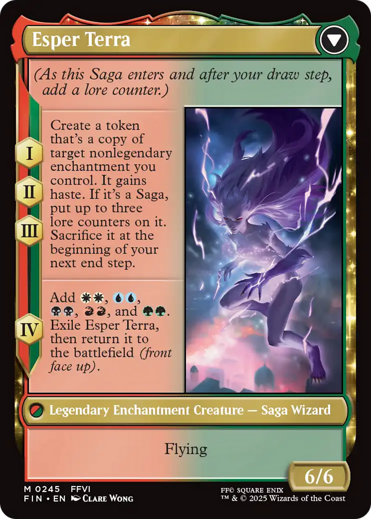 Terra, Magical Adept // Esper Terra (245) [FINAL FANTASY] foil - Deck Out Gaming