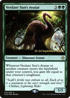 Verdant Sun's Avatar (213s) [Prerelease Cards] foil - Deck Out Gaming