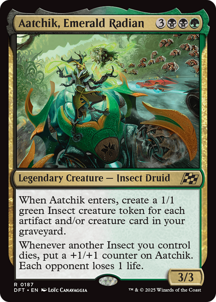 Aatchik, Emerald Radian (187) [Aetherdrift] - Deck Out Gaming