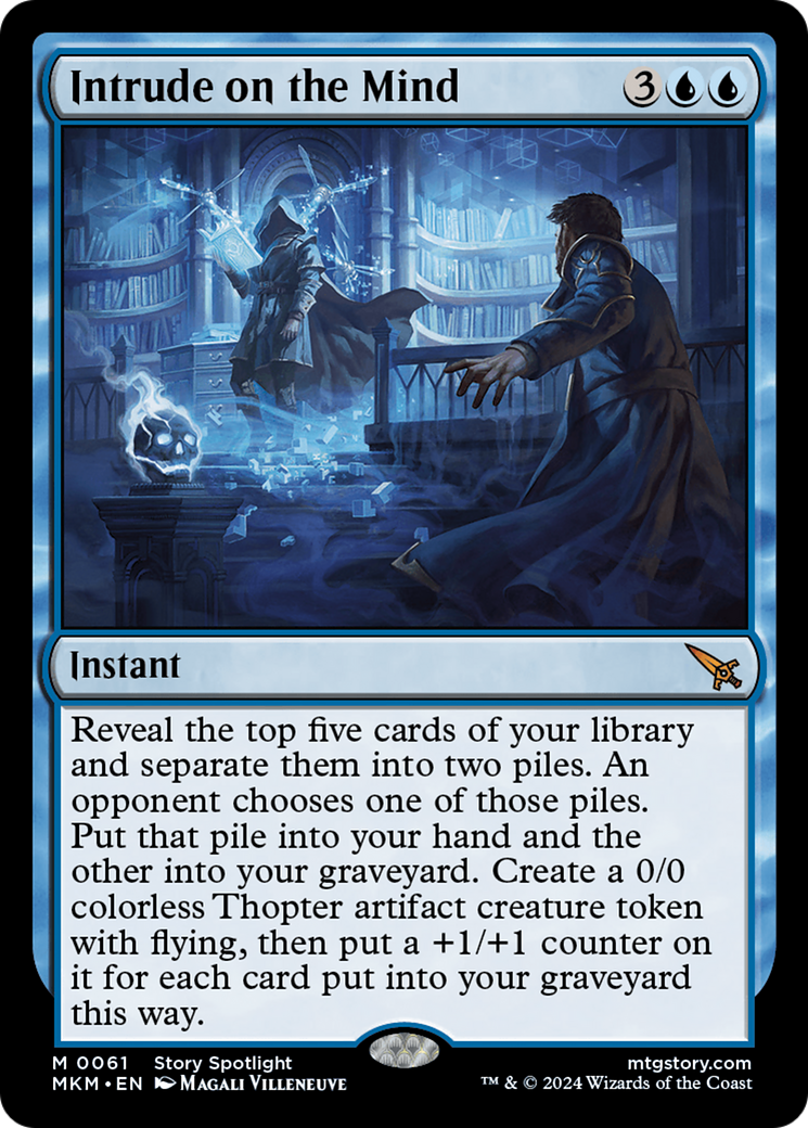 Intrude on the Mind (61) [Murders at Karlov Manor] foil - Deck Out Gaming