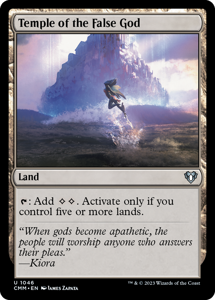 Temple of the False God (1046) [Commander Masters] - Deck Out Gaming