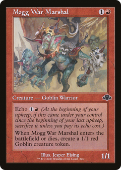 Mogg War Marshal (Retro Frame) (326) [Dominaria Remastered] - Deck Out Gaming