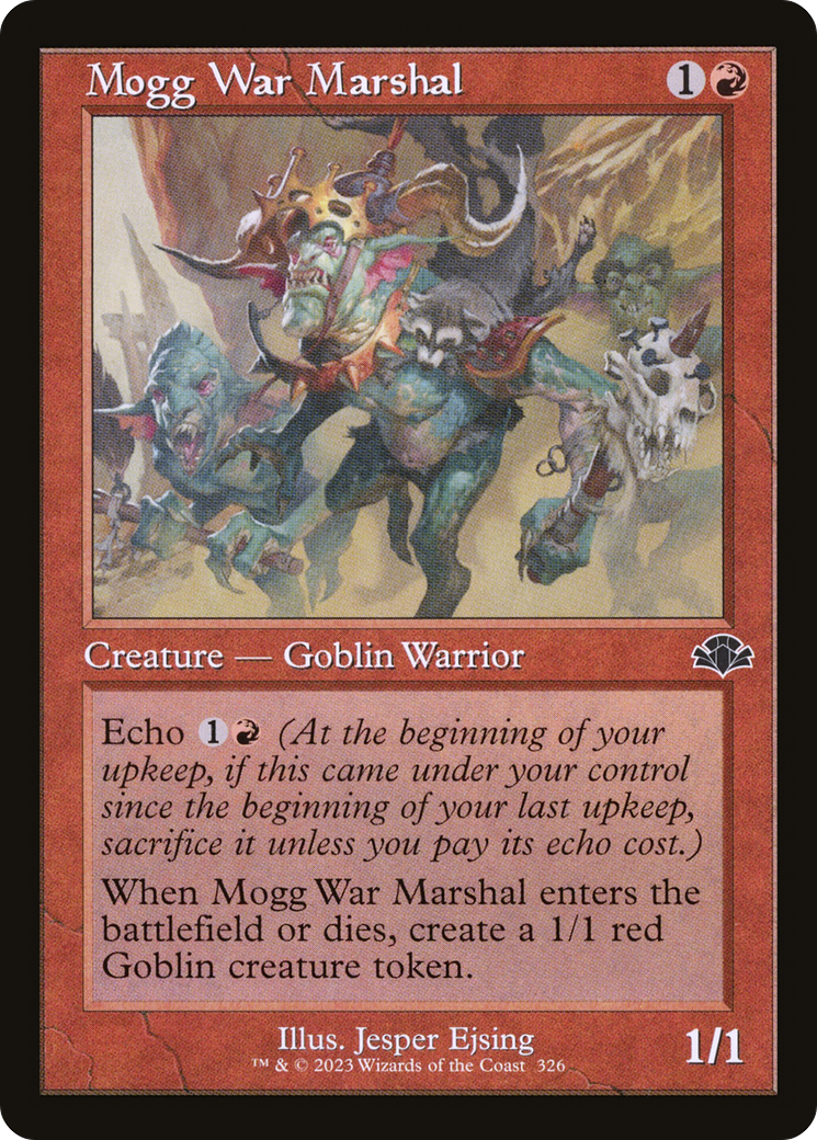 Mogg War Marshal (Retro Frame) (326) [Dominaria Remastered] foil - Deck Out Gaming