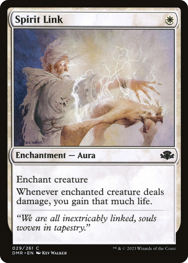 Spirit Link (29) [Dominaria Remastered] foil - Deck Out Gaming