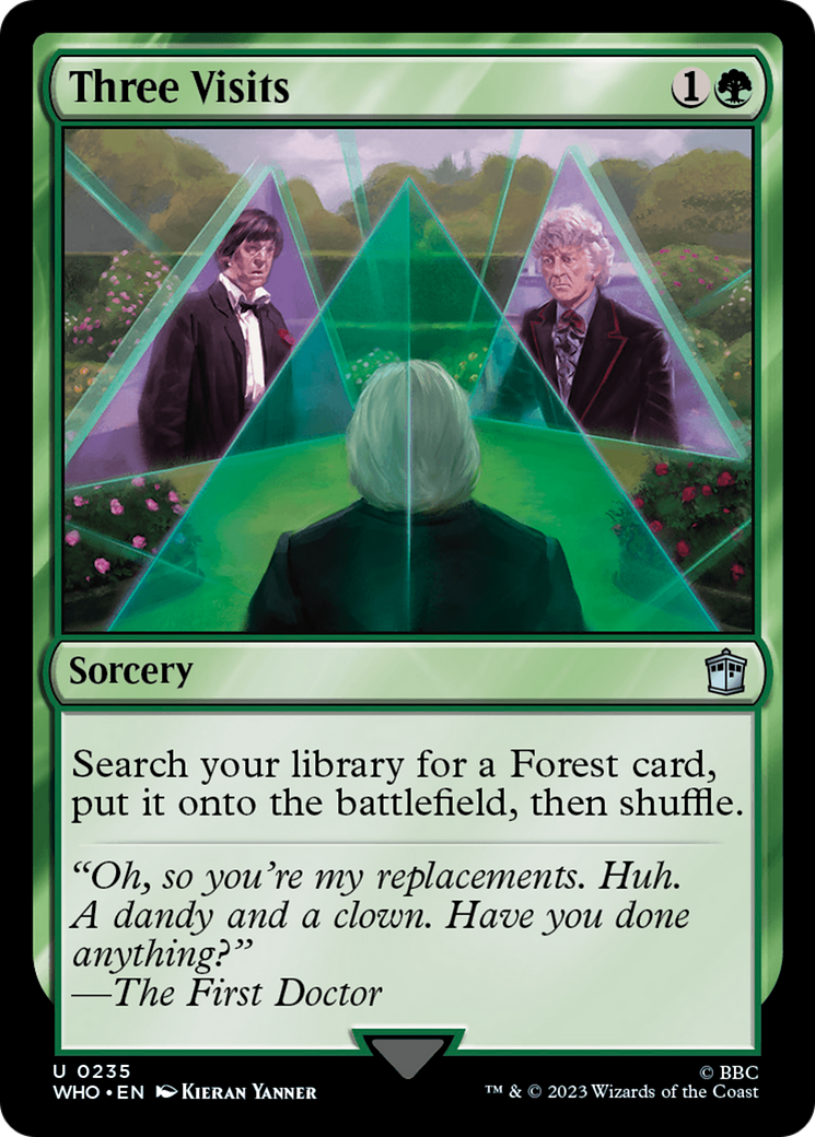 Three Visits (235) [Doctor Who] foil - Deck Out Gaming