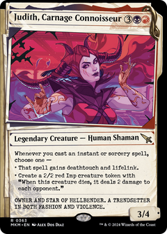 Judith, Carnage Connoisseur (Showcase) (363) [Murders at Karlov Manor] foil - Deck Out Gaming