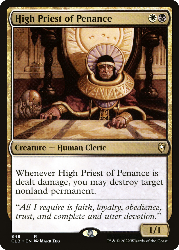 High Priest of Penance (848) [Commander Legends: Battle for Baldur's Gate] - Deck Out Gaming