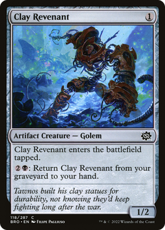 Clay Revenant (118) [The Brothers' War] - Deck Out Gaming