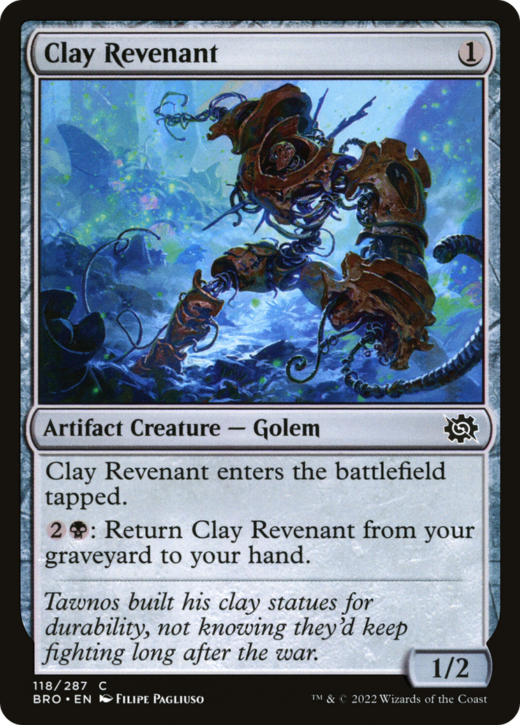 Clay Revenant (118) [The Brothers' War] - Deck Out Gaming