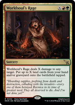 Worldsoul's Rage (244) [Murders at Karlov Manor] - Deck Out Gaming