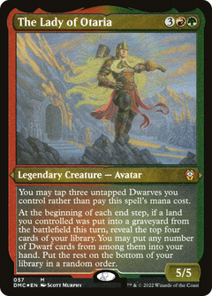 The Lady of Otaria (57) [Dominaria United Commander] etched - Deck Out Gaming