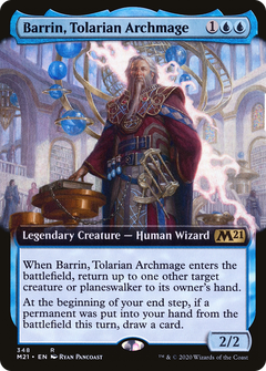 Barrin, Tolarian Archmage (Extended Art) (348) [Core Set 2021] foil - Deck Out Gaming