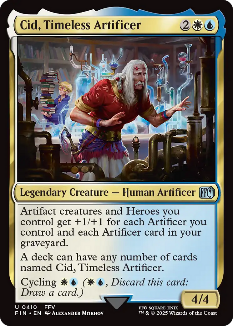 Cid, Timeless Artificer (410) [FINAL FANTASY] foil - Deck Out Gaming