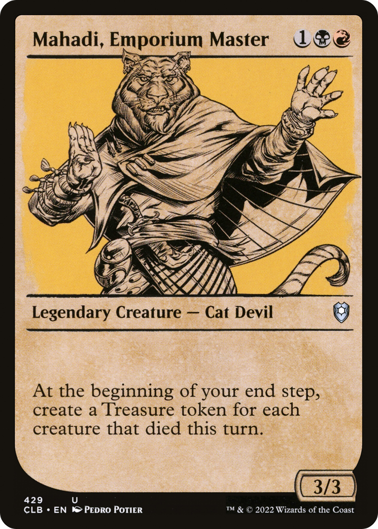 Mahadi, Emporium Master (Showcase) (429) [Commander Legends: Battle for Baldur's Gate] - Deck Out Gaming