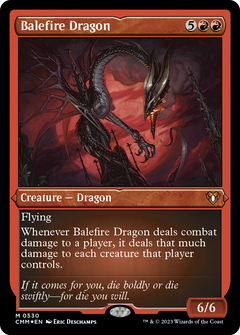 Balefire Dragon (530) [Commander Masters] etched - Deck Out Gaming