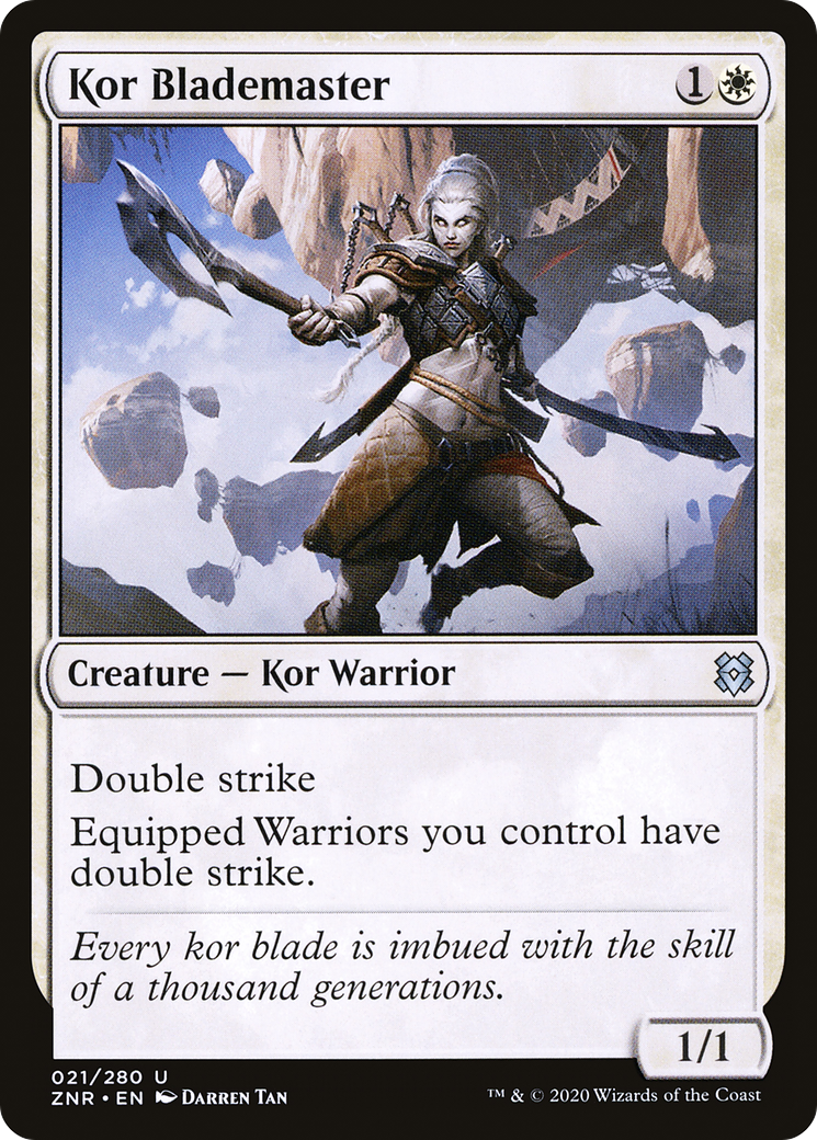 Kor Blademaster (21) [Zendikar Rising] - Deck Out Gaming