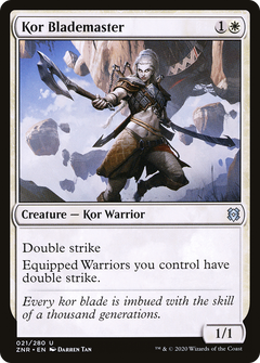 Kor Blademaster (21) [Zendikar Rising] foil - Deck Out Gaming