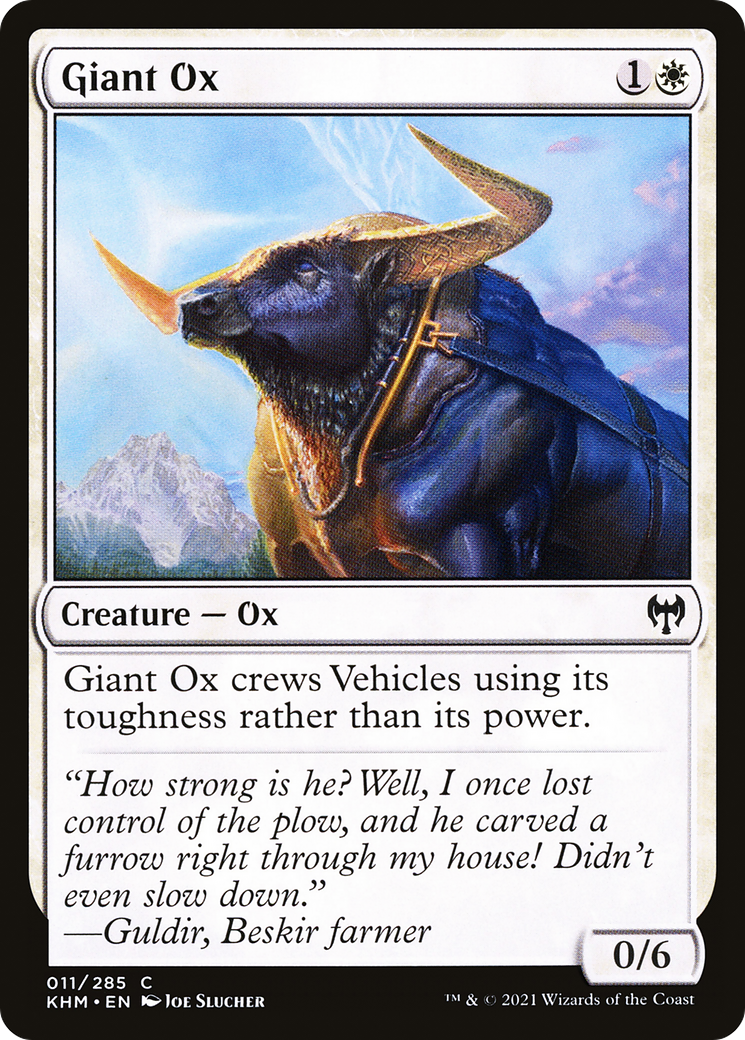 Giant Ox (11) [Kaldheim] foil - Deck Out Gaming