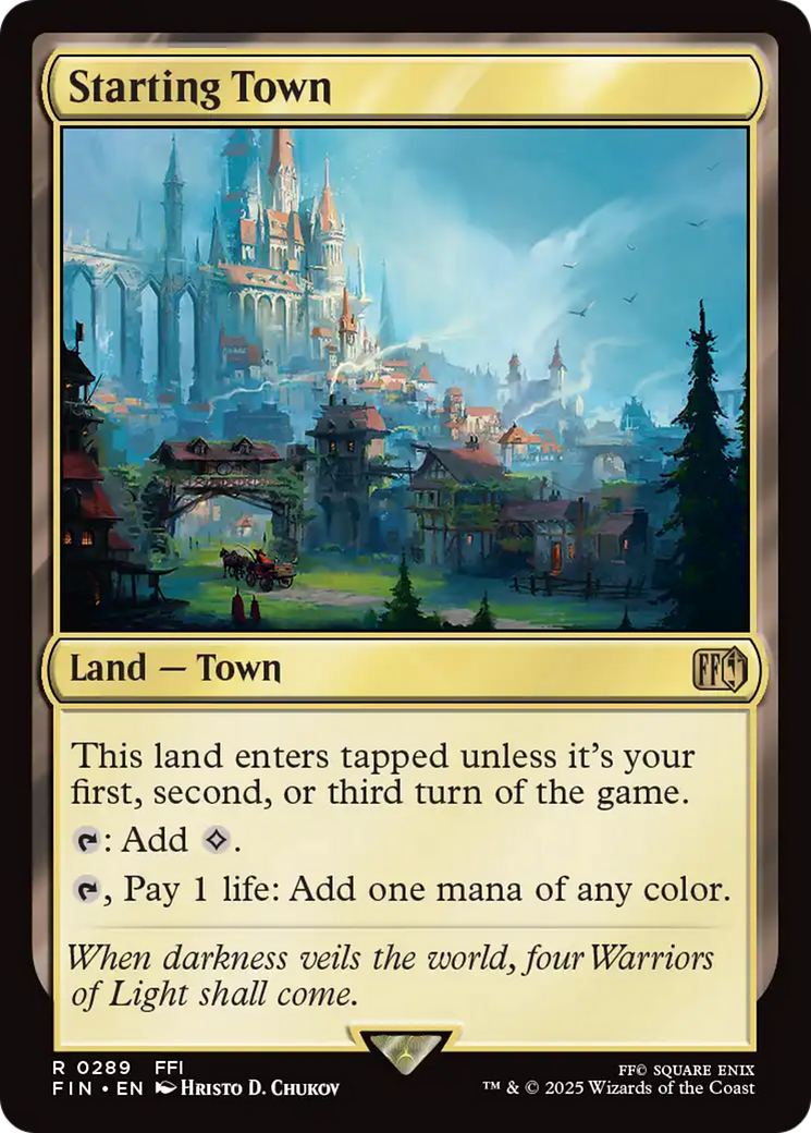 Starting Town (289) [FINAL FANTASY] foil - Deck Out Gaming