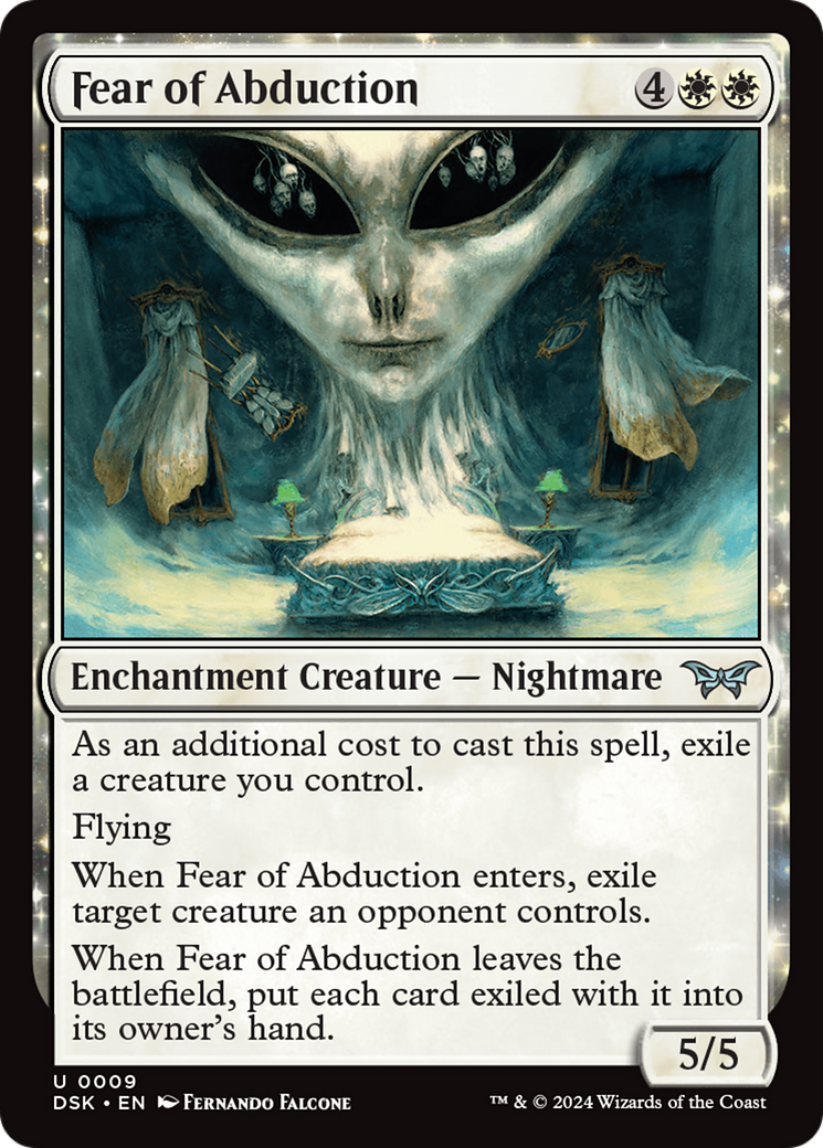 Fear of Abduction (9) [Duskmourn: House of Horror] foil - Deck Out Gaming