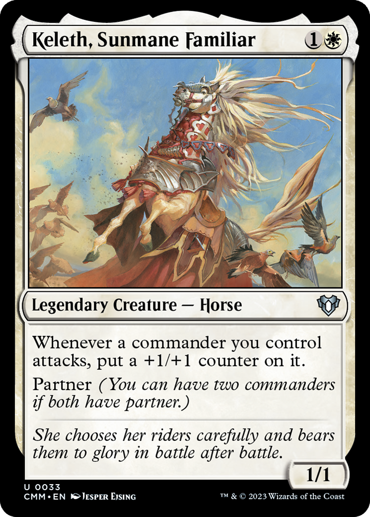 Keleth, Sunmane Familiar (33) [Commander Masters] - Deck Out Gaming