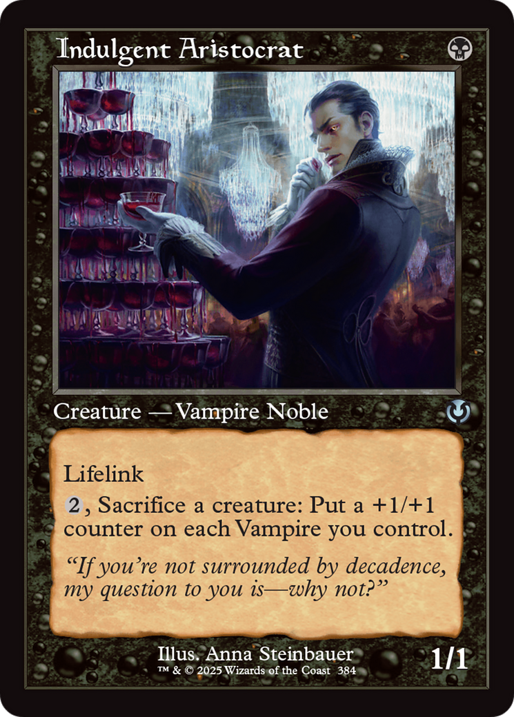 Indulgent Aristocrat (Retro Frame) (384) [Innistrad Remastered] - Deck Out Gaming