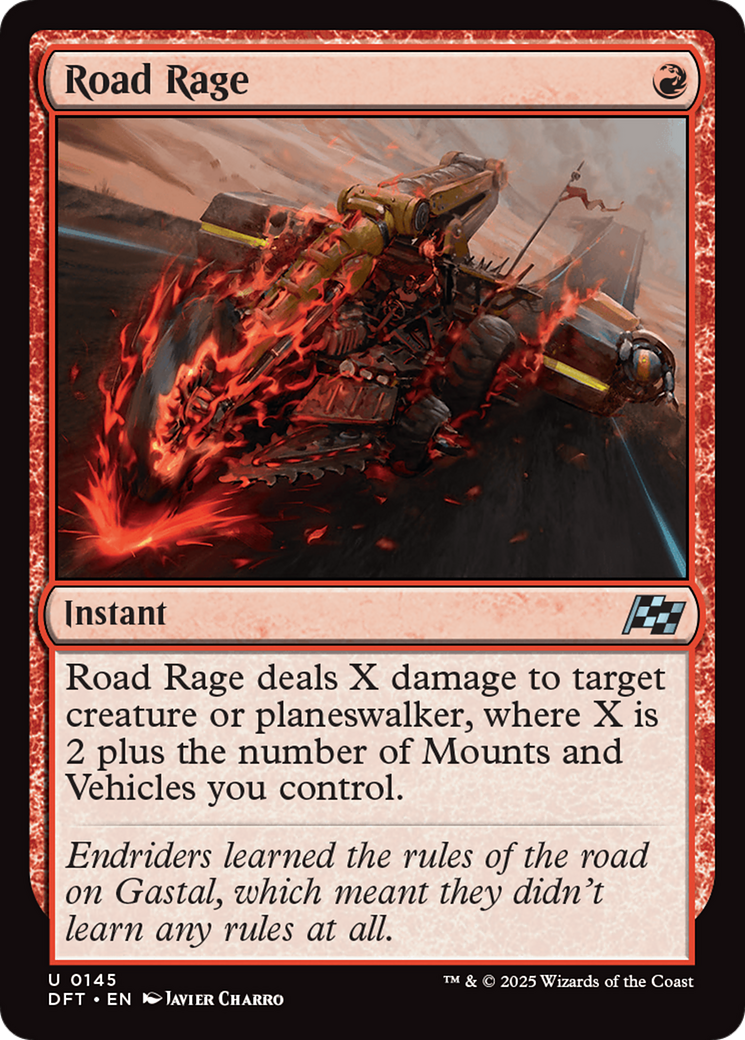Road Rage (145) [Aetherdrift] foil - Deck Out Gaming
