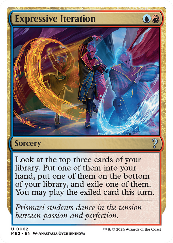Expressive Iteration (White Border) (82) [Mystery Booster 2] - Deck Out Gaming