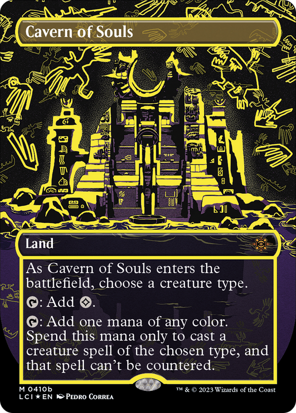 Cavern of Souls (Neon Yellow) (410b) [The Lost Caverns of Ixalan] foil - Deck Out Gaming