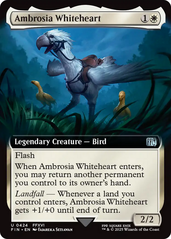 Ambrosia Whiteheart (424) [FINAL FANTASY] foil - Deck Out Gaming