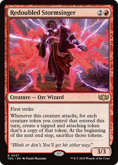 Redoubled Stormsinger (37) [Commander: Tarkir: Dragonstorm] - Deck Out Gaming