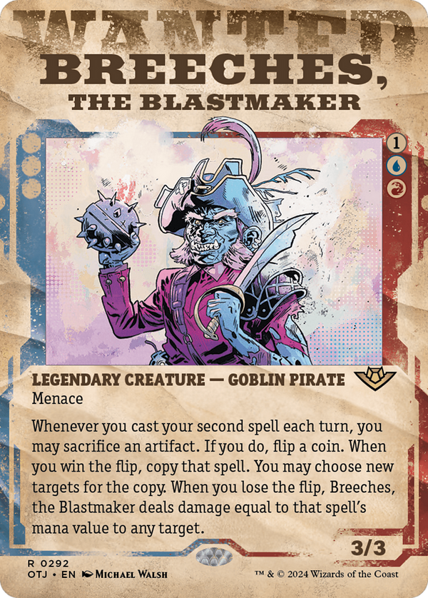 Breeches, the Blastmaker (Showcase) (292) [Outlaws of Thunder Junction] foil - Deck Out Gaming