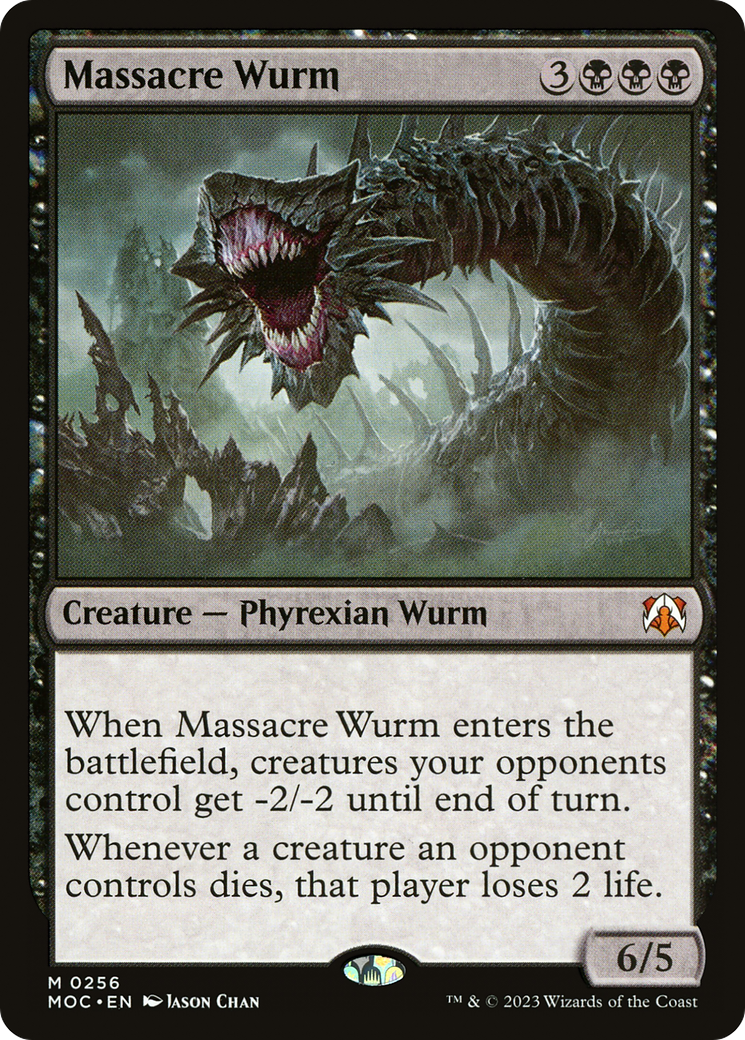 Massacre Wurm (256) [March of the Machine Commander] - Deck Out Gaming
