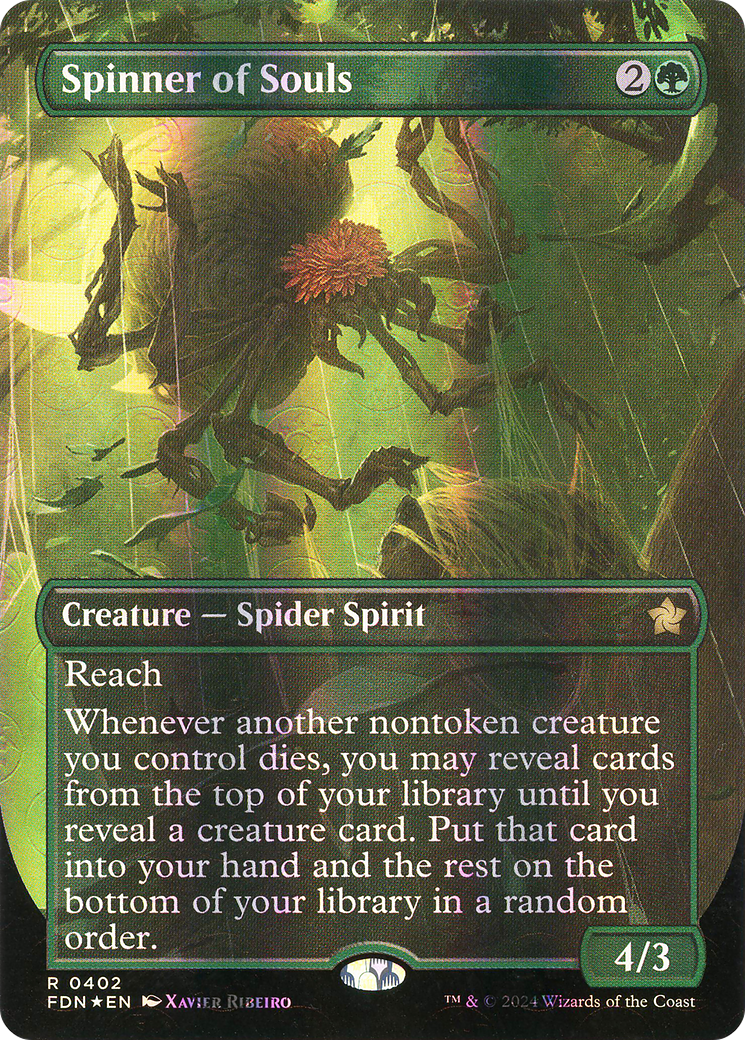 Spinner of Souls (Borderless) (Mana Foil) (402) [Foundations] foil - Deck Out Gaming