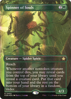 Spinner of Souls (Borderless) (Mana Foil) (402) [Foundations] foil - Deck Out Gaming