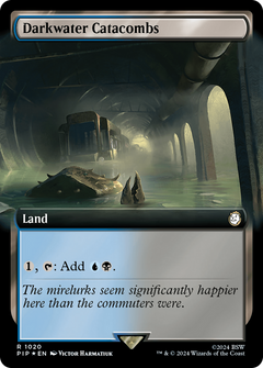Darkwater Catacombs (Extended Art) (Surge Foil) (1020) [Fallout] foil - Deck Out Gaming
