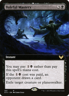Baleful Mastery (Extended Art) (301) [Strixhaven: School of Mages] - Deck Out Gaming