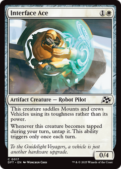 Interface Ace (17) [Aetherdrift] foil - Deck Out Gaming