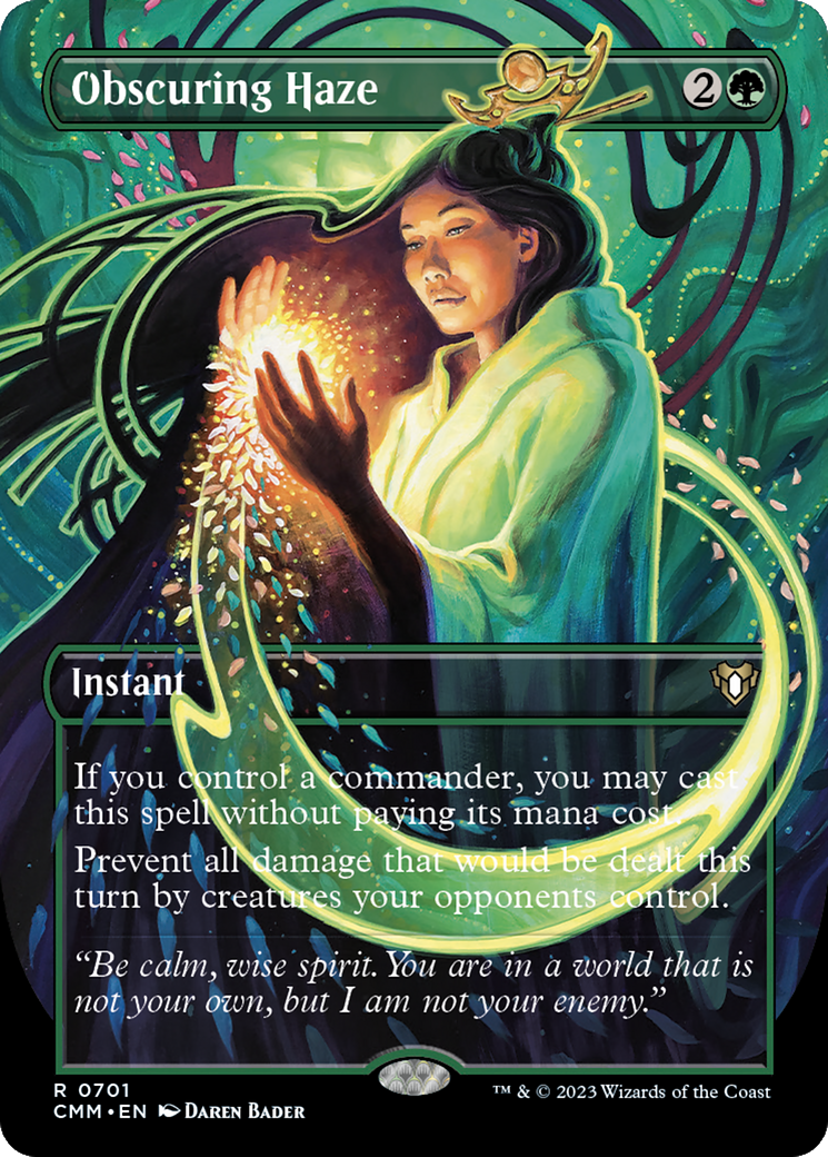 Obscuring Haze (Borderless) (701) [Commander Masters] foil - Deck Out Gaming