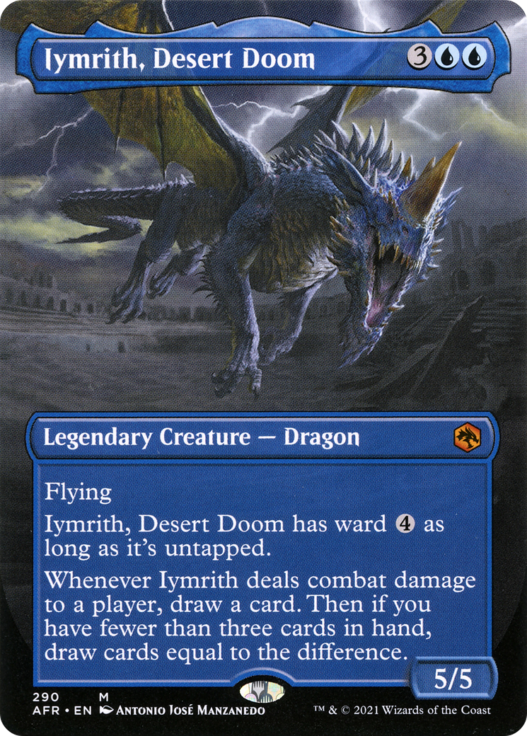Iymrith, Desert Doom (Borderless) (290) [Adventures in the Forgotten Realms] foil - Deck Out Gaming