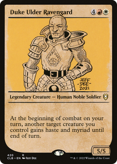 Duke Ulder Ravengard (Showcase) (420) [Commander Legends: Battle for Baldur's Gate] - Deck Out Gaming