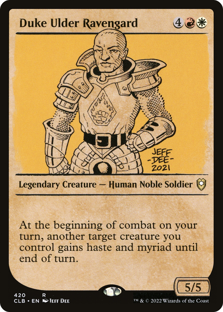 Duke Ulder Ravengard (Showcase) (420) [Commander Legends: Battle for Baldur's Gate] - Deck Out Gaming