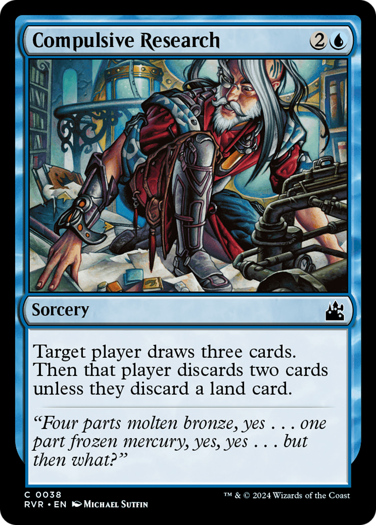 Compulsive Research (38) [Ravnica Remastered] - Deck Out Gaming