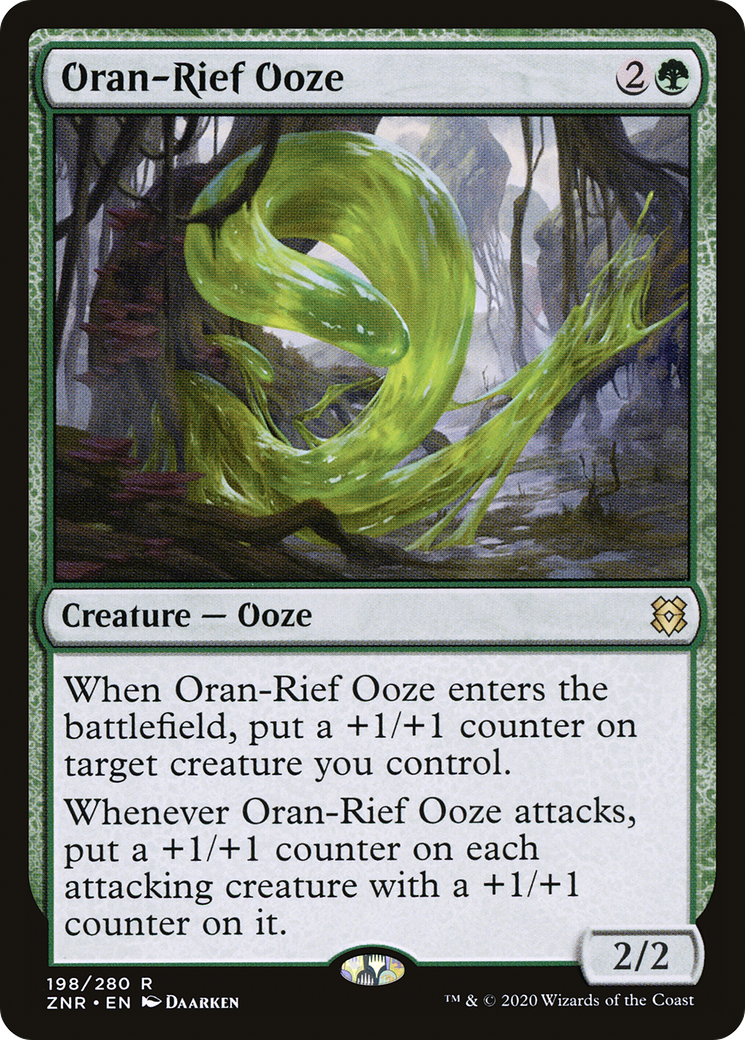 Oran-Rief Ooze (198) [Zendikar Rising] - Deck Out Gaming