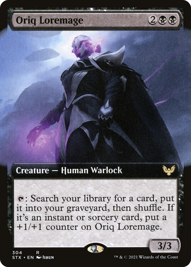 Oriq Loremage (Extended Art) (304) [Strixhaven: School of Mages] foil - Deck Out Gaming