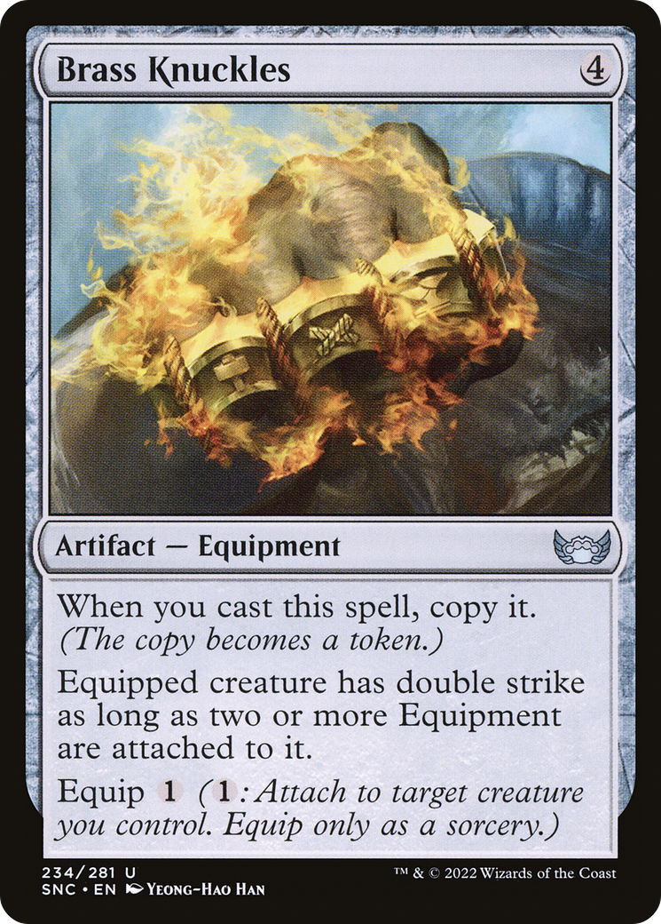 Brass Knuckles (234) [Streets of New Capenna] foil - Deck Out Gaming