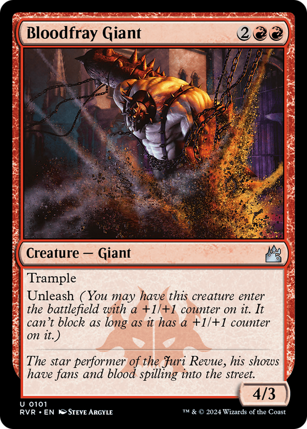 Bloodfray Giant (101) [Ravnica Remastered] foil - Deck Out Gaming