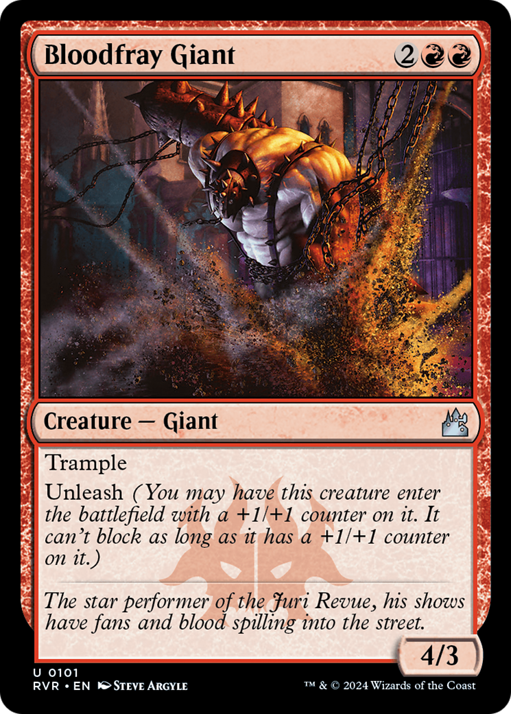 Bloodfray Giant (101) [Ravnica Remastered] foil - Deck Out Gaming