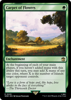 Carpet of Flowers (229) [Doctor Who] foil - Deck Out Gaming
