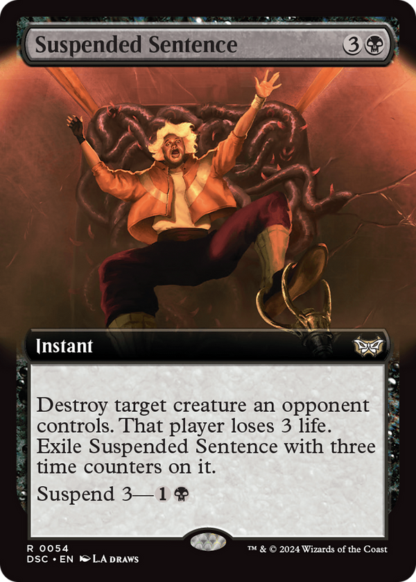 Suspended Sentence (Extended Art) (54) [Duskmourn: House of Horror Commander] - Deck Out Gaming